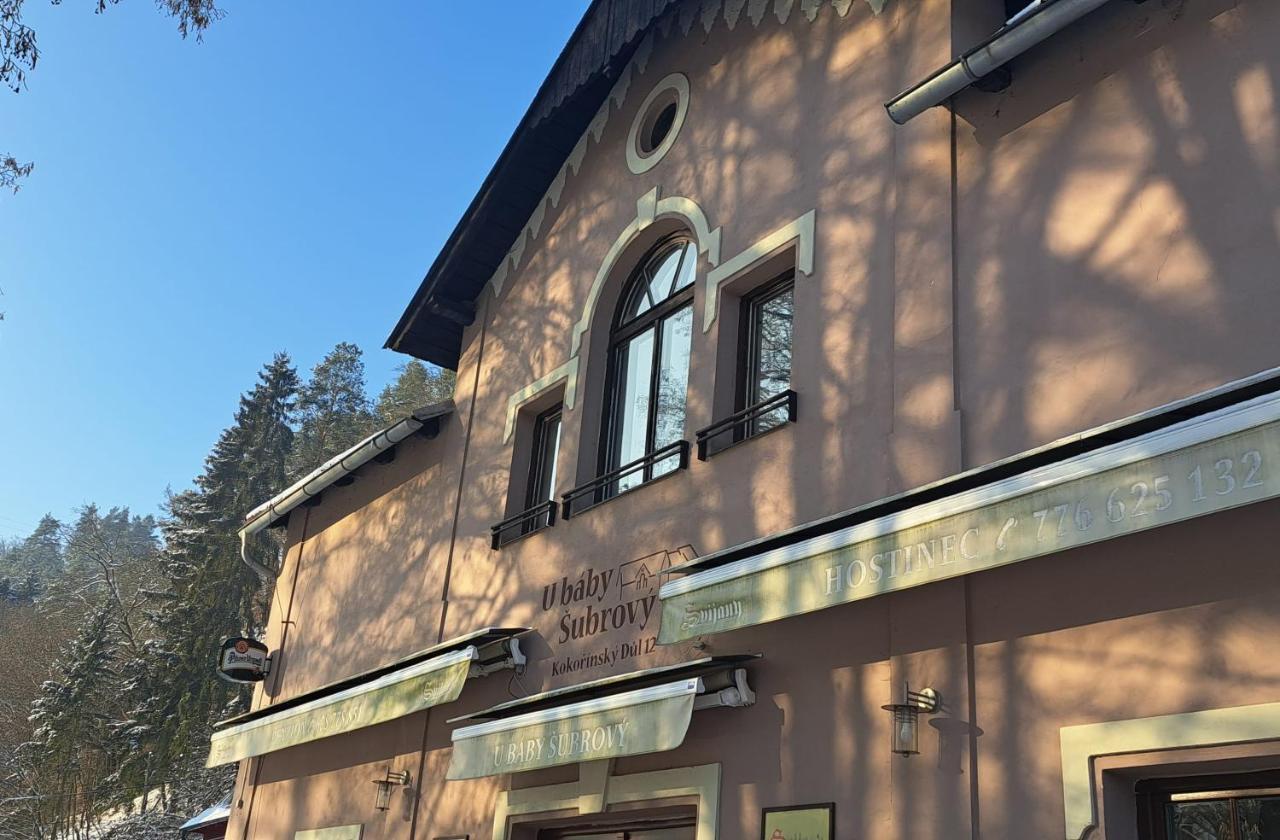Hotel Penzion A Restaurace U Baby Subrovy Kokorin Esterno foto