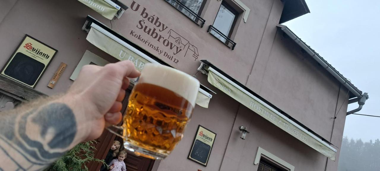 Hotel Penzion A Restaurace U Baby Subrovy Kokorin Esterno foto